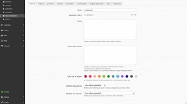 Poder añadir enlaces en los textos de las sesiones de Booking
